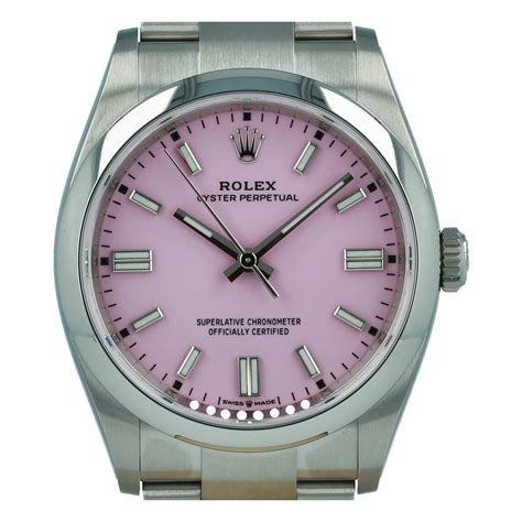 rolex candy pink 36mm